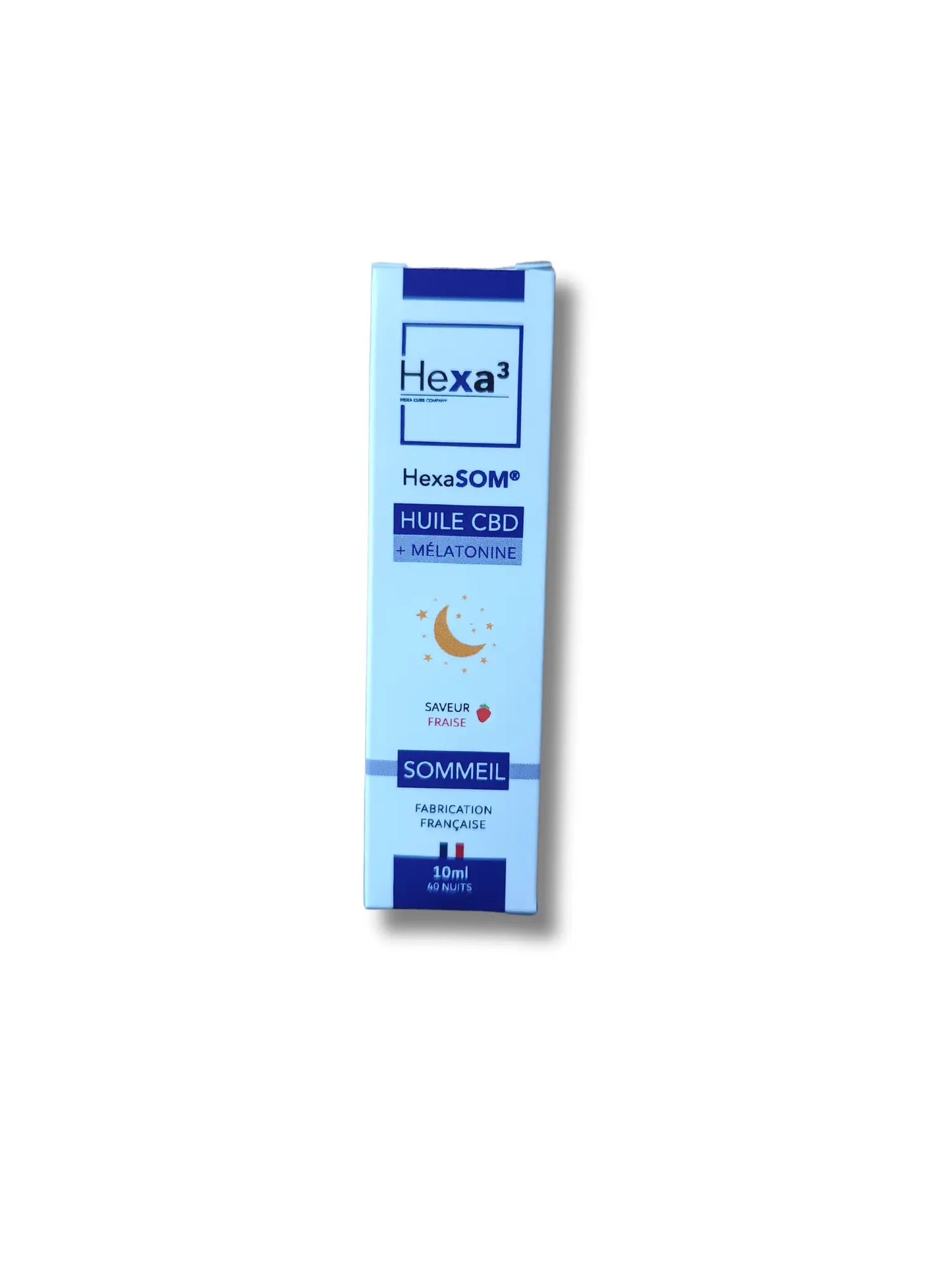 Huile CBD melatonine pour sommeil Hexa3