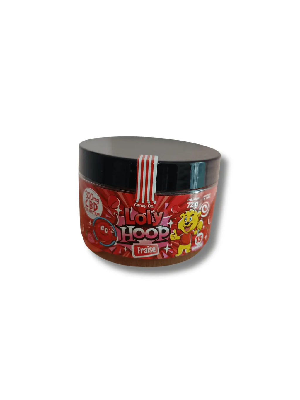 Loly Hoop fraise - Bonbons CBD Avenue du H