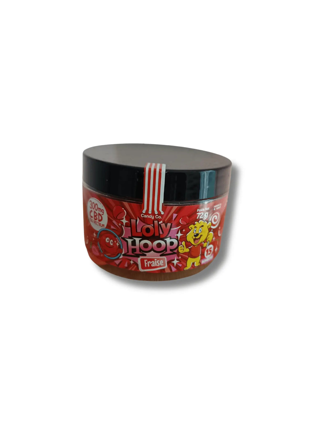 Loly Hoop fraise - Bonbons CBD Avenue du H