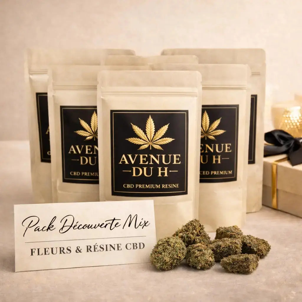 Pack découverte - Mix Fleurs et Hash CBD Avenue du H