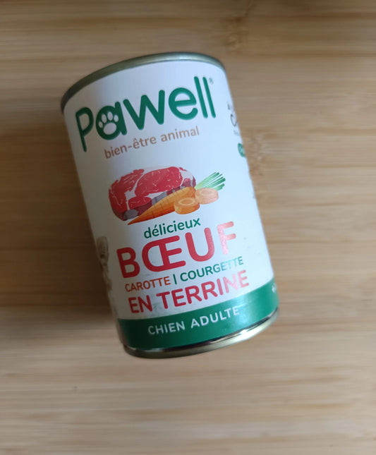 Pâté chien Pawell Boeuf - Avenue du H